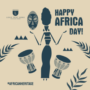 Africa Day Greeting Instagram post Image Preview