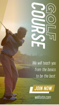 Golf Course Instagram Story Design