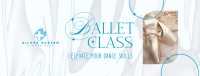 Elegant Ballet Class Facebook Cover Design