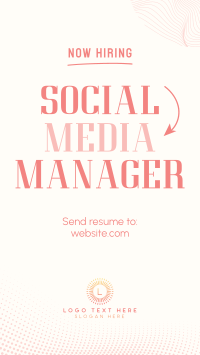 Social Media Manager Instagram reel Image Preview