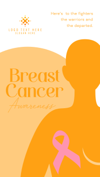 Breast Cancer Warriors TikTok Video Design