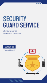 Standard Security Weapon Instagram Story Design