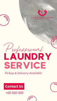 Convenient Laundry Service Instagram Story Design