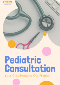 Pediatric Health Service Poster Design