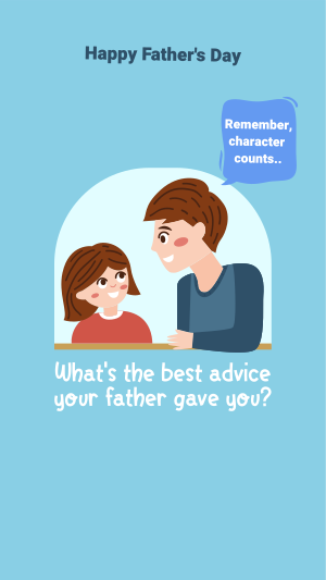 Best Dad Advice Instagram Story Image Preview