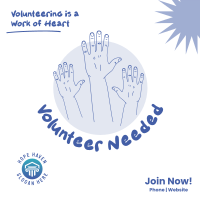Volunteer Hands Instagram post Image Preview