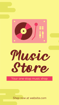 Premium Music Store TikTok video Image Preview