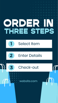 Simple Shop Order Guide Instagram story Image Preview