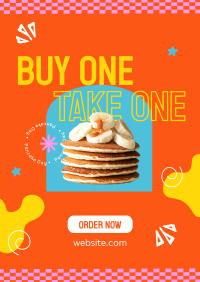 Pancake Day Promo Flyer Design