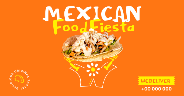 Taco Fiesta Facebook Ad Design