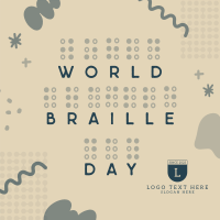 Braille Day Doodle Instagram post Image Preview