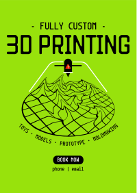 3D Printing Flyer Image Preview