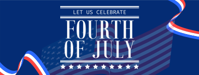 4th of July Greeting Facebook cover Image Preview