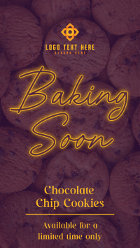 Coming Soon Cookies Facebook Story Design