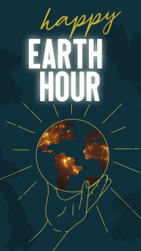 Happy Earth Hour TikTok video Image Preview