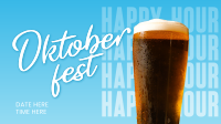 Oktoberfest Party Facebook Event Cover Design