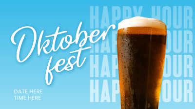 Oktoberfest Party Facebook event cover Image Preview