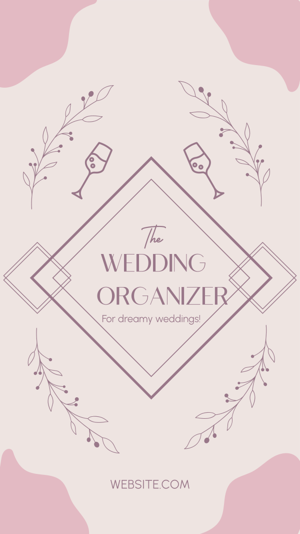 Dreamy Wedding Organizer Instagram Story Design Image Preview