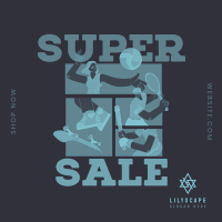 Super Sale in Sporting Goods Instagram post Image Preview