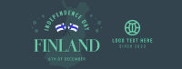 Independence Day For Finland Facebook Cover Design