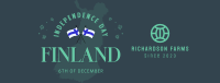Independence Day For Finland Facebook Cover Image Preview