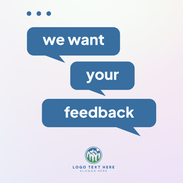 We Want Your Feedback Linkedin Post Design Image Preview