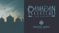 Unique Minimalist Ramadan Facebook Event Cover Design