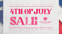 Minimalist 4th of July Sale Animation Preview