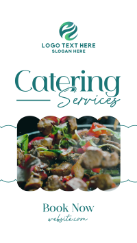 Delicious Catering Services YouTube Short Design