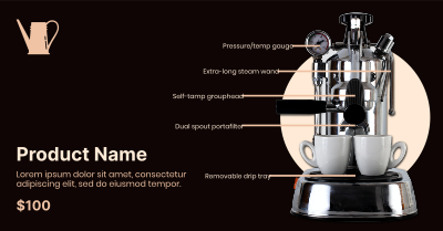 Espresso Maker Facebook ad Image Preview