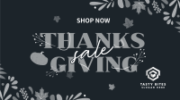 Thanksgiving Autumn Sale Facebook Event Cover Image Preview