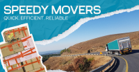 Speedy Movers Facebook Ad Design
