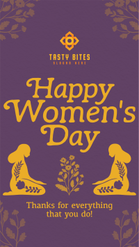 Rustic International Women's Day Facebook Story Design