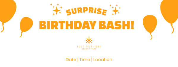 Surprise Birthday Bash Facebook Cover Design Image Preview