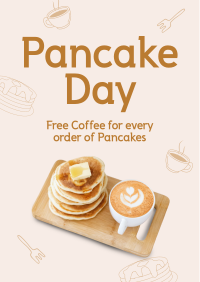 Pancake & Coffee Flyer Design
