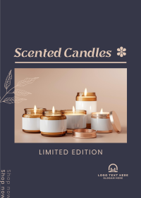 Limited Edition Scented Candles Poster Image Preview