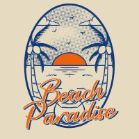 Beach Summer Paradise T-shirt Preview