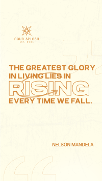 Rise Above Motivational Quote TikTok Video Image Preview