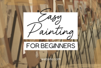 Painting for Beginners Pinterest Cover Design