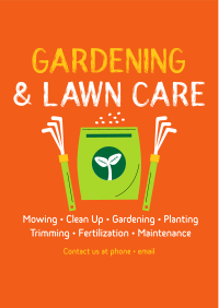 Seeding Lawn Care Flyer Image Preview