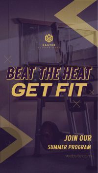 Summer Fitness Program Instagram Reel Image Preview