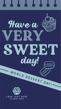 Sweet Dessert Day Facebook story Image Preview