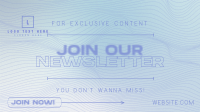 Modern Minimal Newsletter Animation Preview