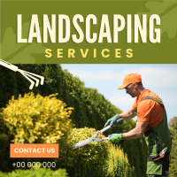 Landscaping Shears Instagram Post Design