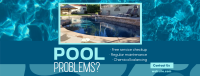 Pool Problems Maintenance Facebook Cover Design
