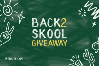 Back 2 Skool Pinterest board cover Image Preview