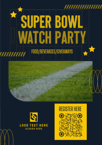 Super Bowl Sport Poster Design