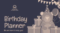 Birthday Planner Facebook event cover Image Preview