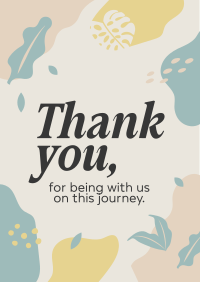 Organic Thank You Poster Design