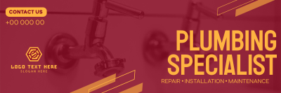 Plumbing Specialist Twitter header (cover) Image Preview